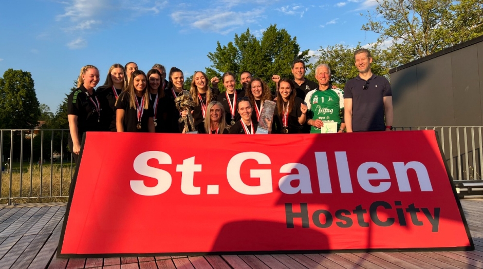 Empfang f&uuml;r die Damen des Handball LC Br&uuml;hl